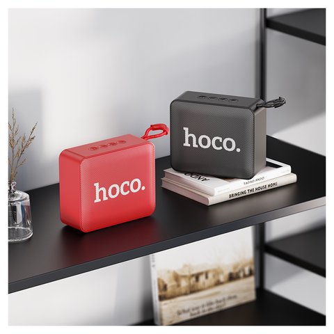 Портативная беспроводная колонка Hoco BS51, черная, bluetooth 5.2, 5W*1, #6931474780737 Превью 1