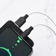 USB кабель Hoco X21 Plus, USB тип-C, USB тип-A, 100 см, 3 A, белый, силиконовый, #6831474711915 Превью 1