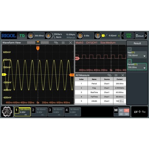 Osciloscopio digital RIGOL DHO804 Vista previa  4