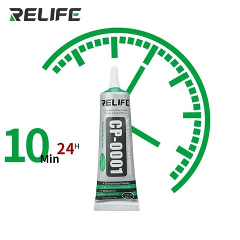 Sealant Glue RELIFE CP-0001, (for gluing back covers, for display frames, 15 ml, transparent) Preview 2