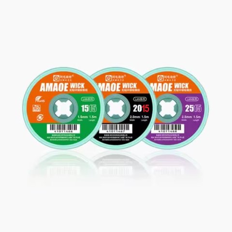 Desoldering Wick Amaoe LAN-2015, ((W) 2.0 mm, (L) 1.5 m) Preview 2