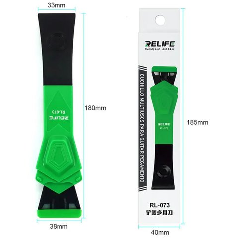 Raspador para adhesivo RELIFE RL-073, con cuchilla Vista previa  1