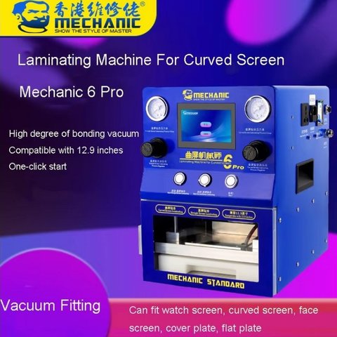 Dispositivo para pegar módulos de pantallas Mechanic 6 pro puede usarse con celulares; tablet PC, vacío, laminador, 12.9" Vista previa  2