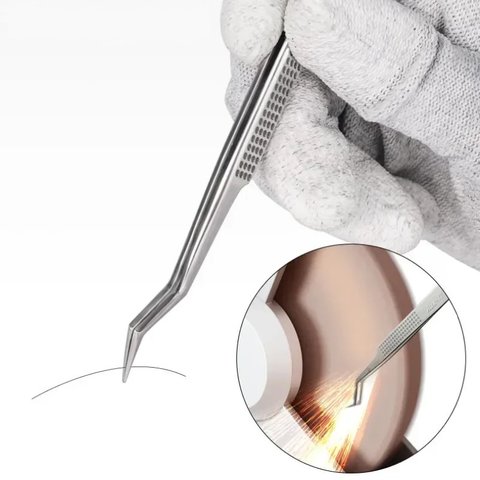 Pinzas para smd Mechanic Aax-17, encorvado, 120 mm Vista previa  4