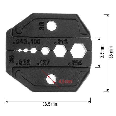 Матриця для кримпера Pro'sKit CP-336DG Прев'ю 1