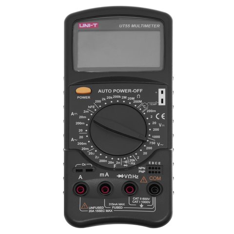 Цифровий мультиметр UNI-T UT55 Прев'ю 2