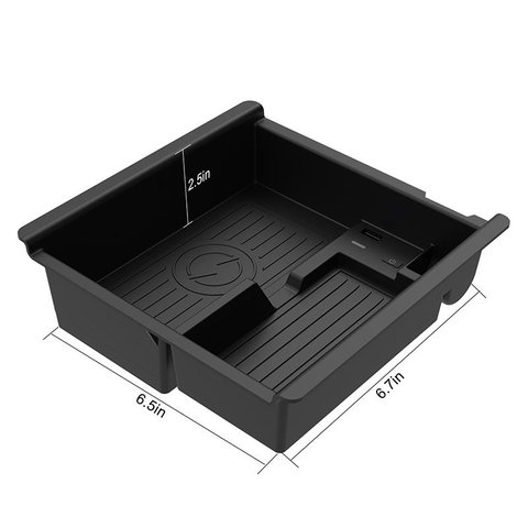 Беспроводная зарядка QI для Toyota 4Runner 2010-2021 г.в. Превью 3