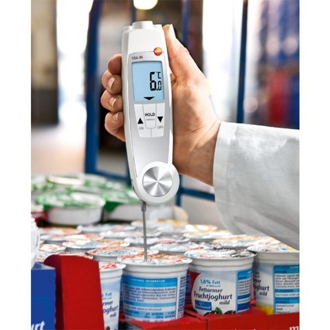 Комбінований харчовий термометр та пірометр testo 104-IR Прев'ю 8