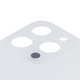 Задня панель корпуса для iPhone 14 Pro Max, біла, потрібно зняти скло камери, small hole Прев'ю 1