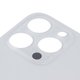 Задняя панель корпуса для iPhone 14 Pro, белая, не нужно снимать стекло камеры, Original (PRC), big hole Превью 1