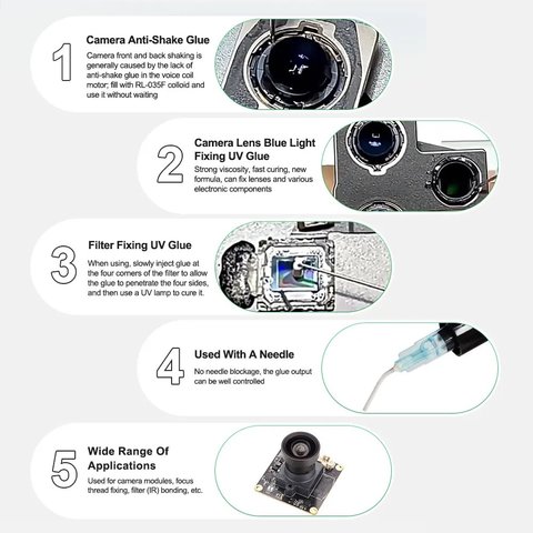 Клей RELIFE RL-035H , для ремонта камеры, 3 мл, filter Превью 6