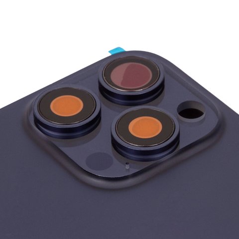 Корпус для iPhone 15 Pro Max, синий, с держателем SIM-карты, с боковыми кнопками, Original (PRC), EU Version, blue titanium Превью 1