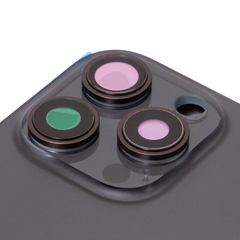 Корпус для iPhone 16 Pro Max, черный, с держателем SIM-карты, с боковыми кнопками, Original (PRC), EU Version, black titanium Превью 1