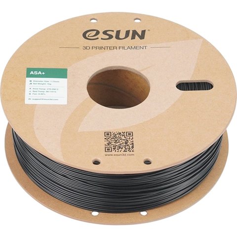 Филамент для 3D-принтера eSUN ASA+ Black, 1 кг Превью 2