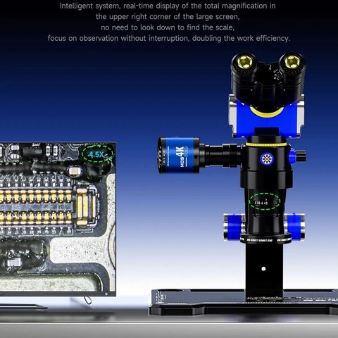 Микроскоп Mechanic SE7045-TGSD ROBOT SMART EYE, тринокулярный, 7X-45X Превью 13