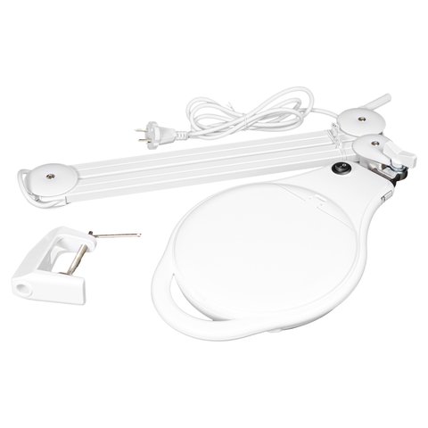 Настільна збільшувальна лінза Bourya 8060LED, 5 діоптрій Прев'ю 1