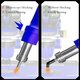 Насадка термофена Mechanic 861 Diagonal, вигнута, 9in1, 4mm/5mm/6mm/6.4mm/8mm/8.4mm/10mm/12mm/12.7mm Прев'ю 4